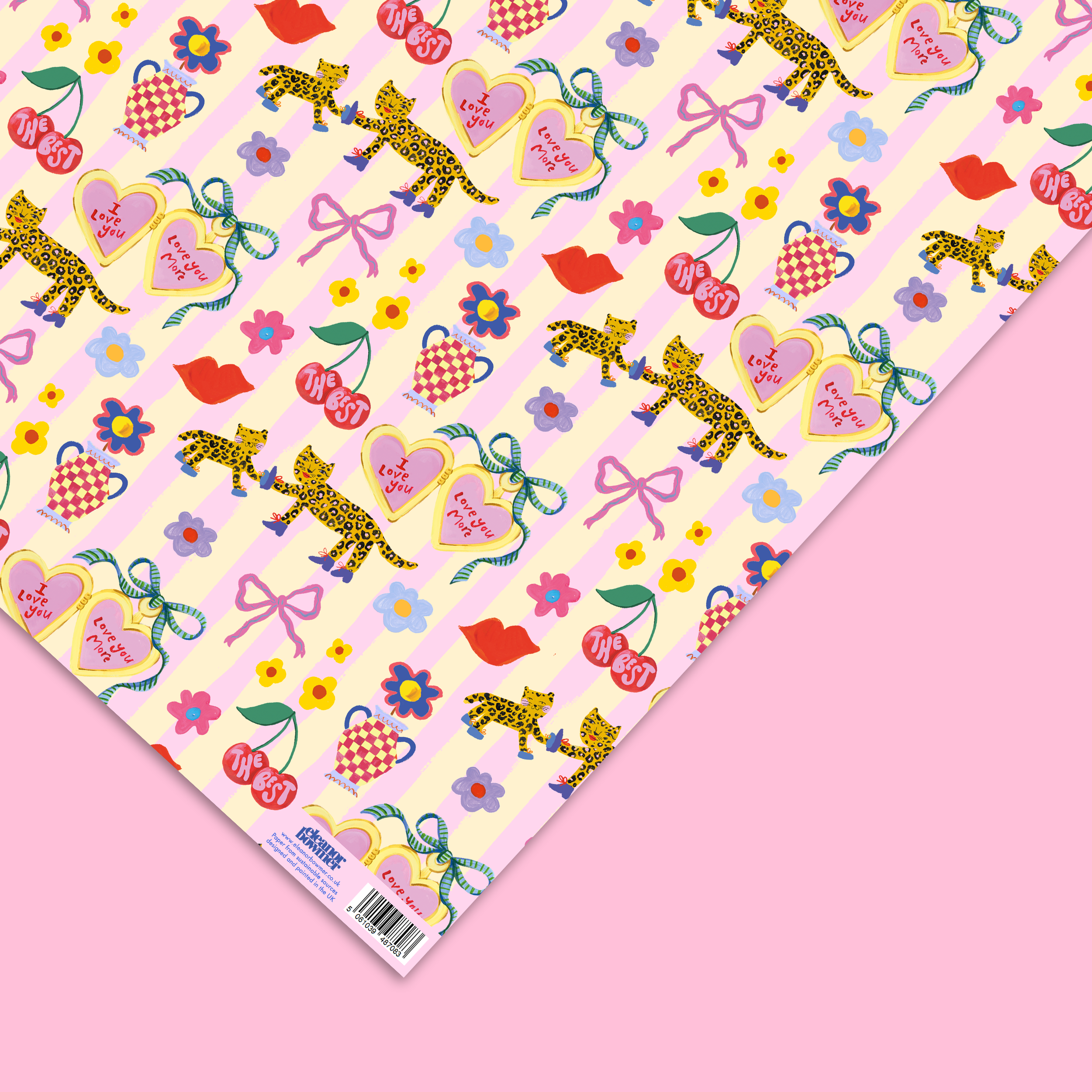 Eleanor Bowmer Leopard Charm Wrap at Bibelot Leek