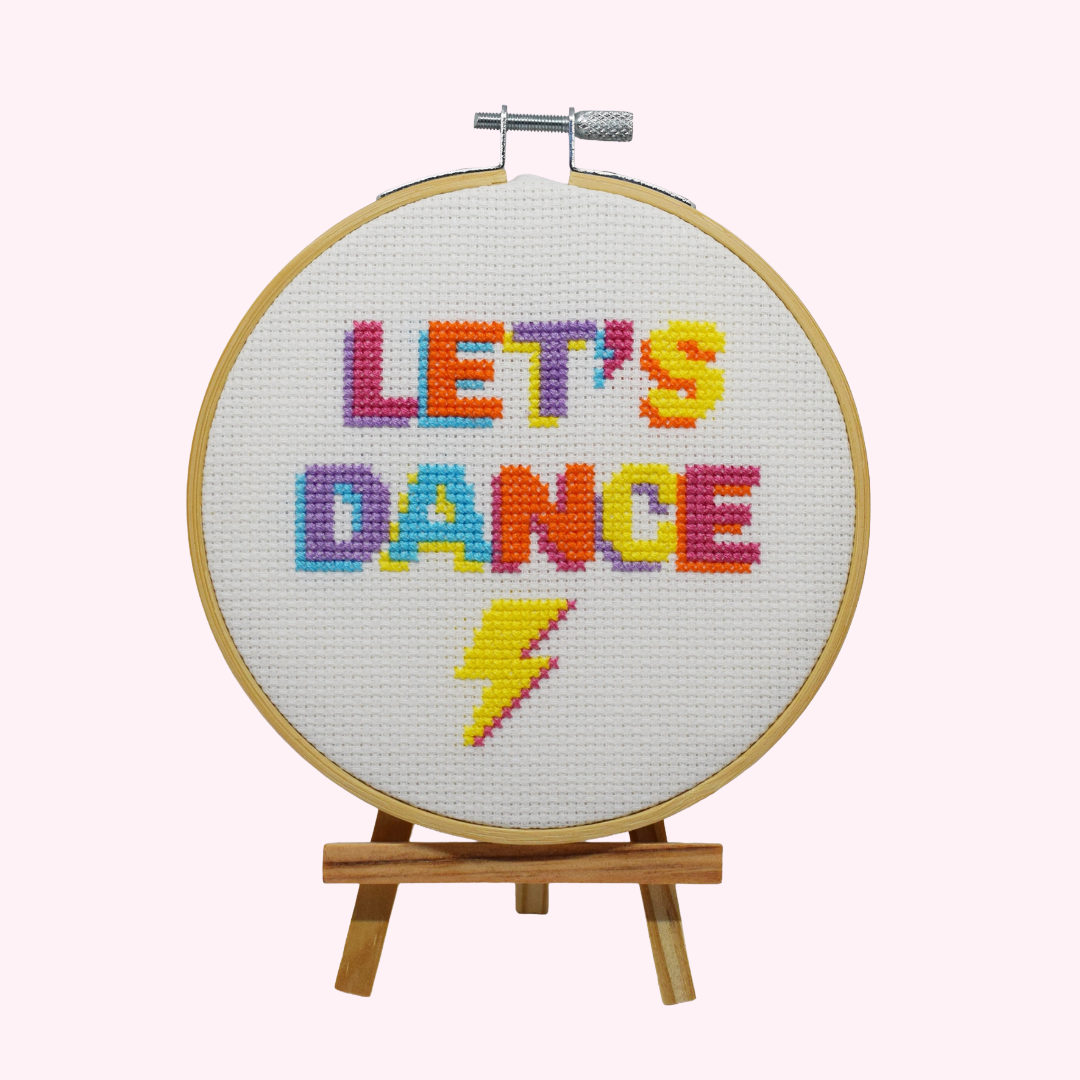 'Let's Dance' large cross stitch craft kit The Make Arcade at Bibelot, Leek