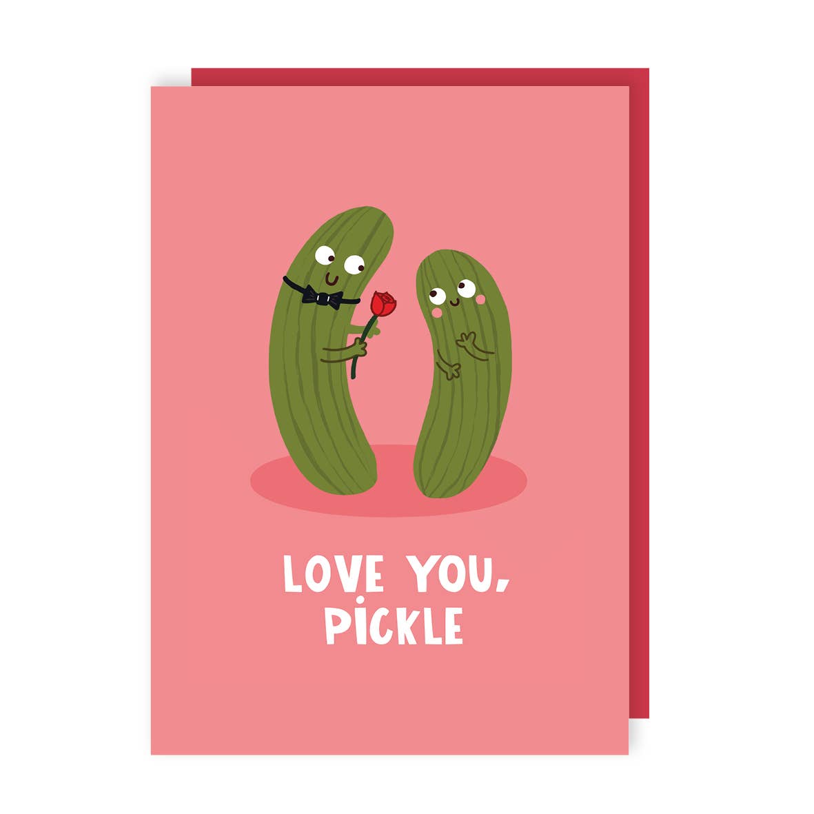 Lucy Maggie Designs Love You Pickle Valentine's Card at Bibelot, Leek