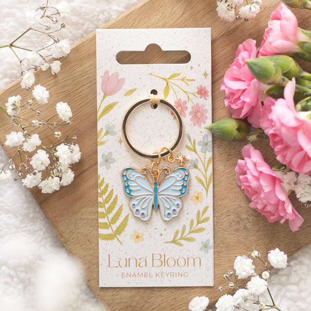 Luna Butterfly Keyring at Bibelot Leek
