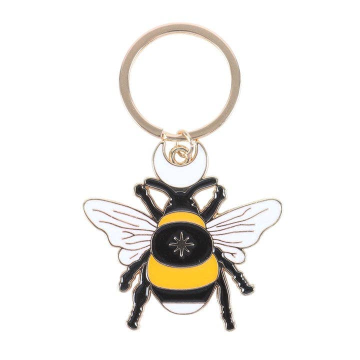 Luna Forest Bee Enamel Keyring