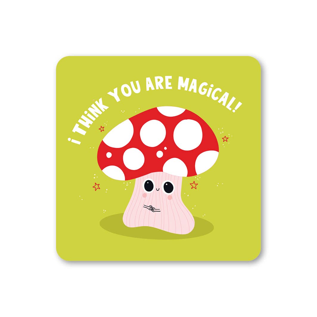 Lucy Maggie Designs Magical Mushroom Coaster at Bibelot Leek