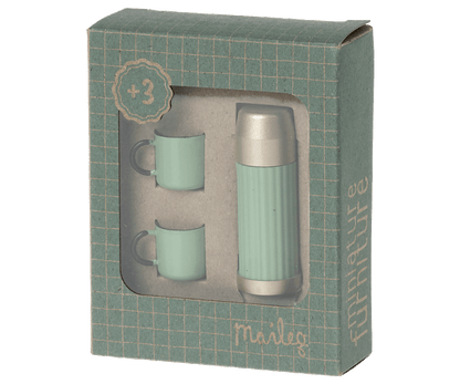 Maileg Thermos and Cups - Mint image 1