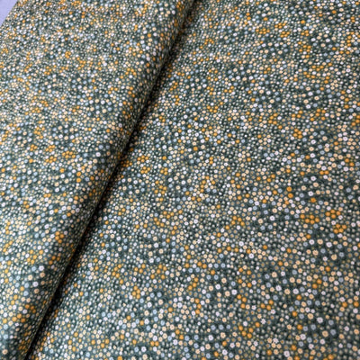 Makeower Hello Autumn Blooms Teal Fat Quarter 100/T