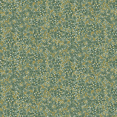 Makeower Hello Autumn Blooms Teal Fat Quarter 100/T