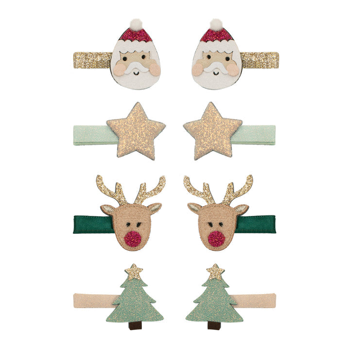 Mimi & Lula Santa & Rudolph Mini Clips