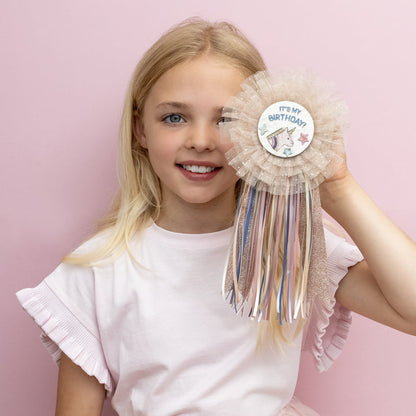 Mimi & Lula Unicorn Birthday Badge