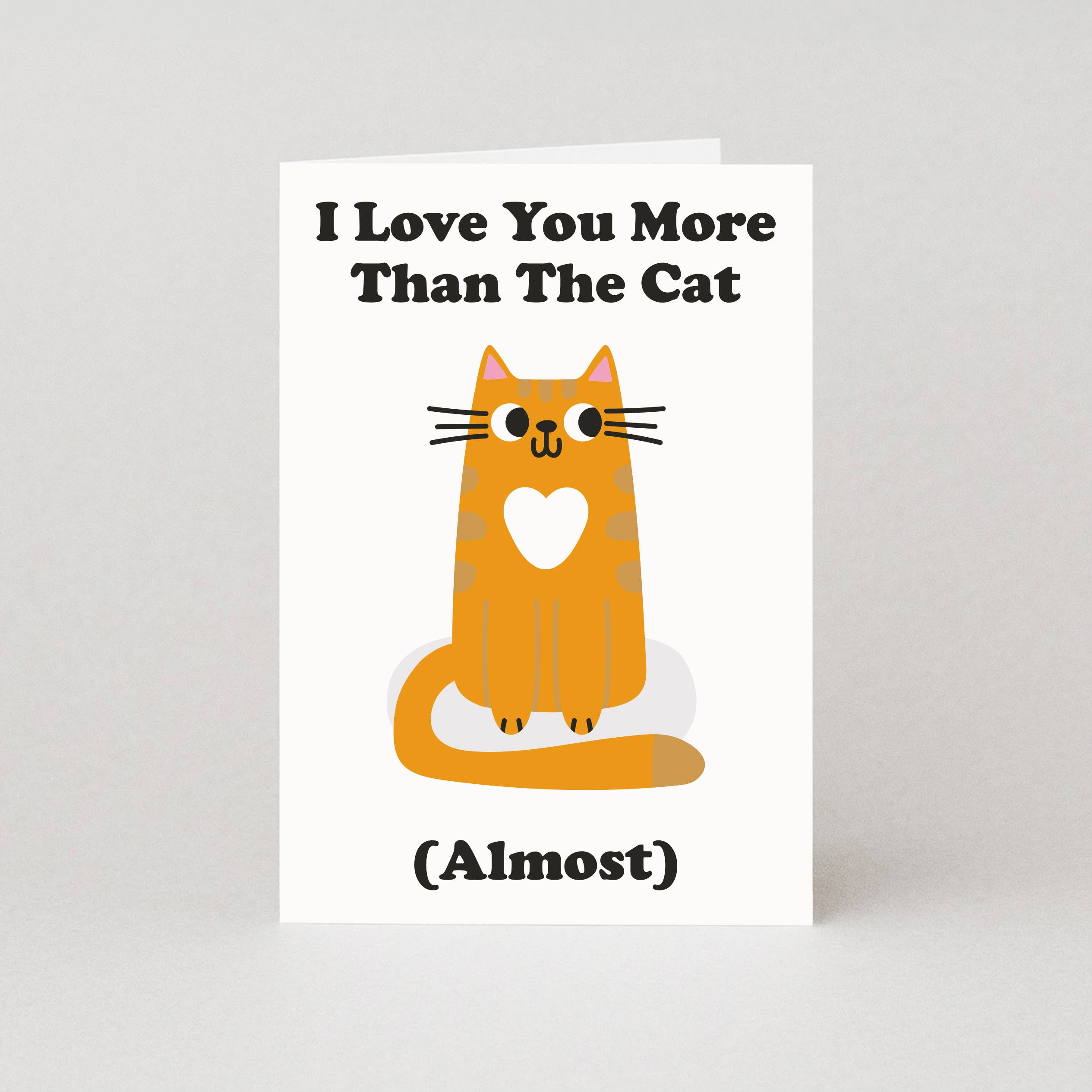 More Than the Cat Valentines Card Bibelot Leek