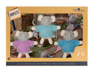 Mouse Mansion - The Triplets Mouse Dolls
