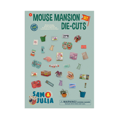 Mouse Mansion Die-Cuts Luxury Set Sam & Julia UK Stockist
