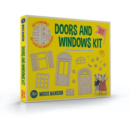 Mouse Mansion Furniture Kit -Doors & Windows Sam & Julia UK Stockist