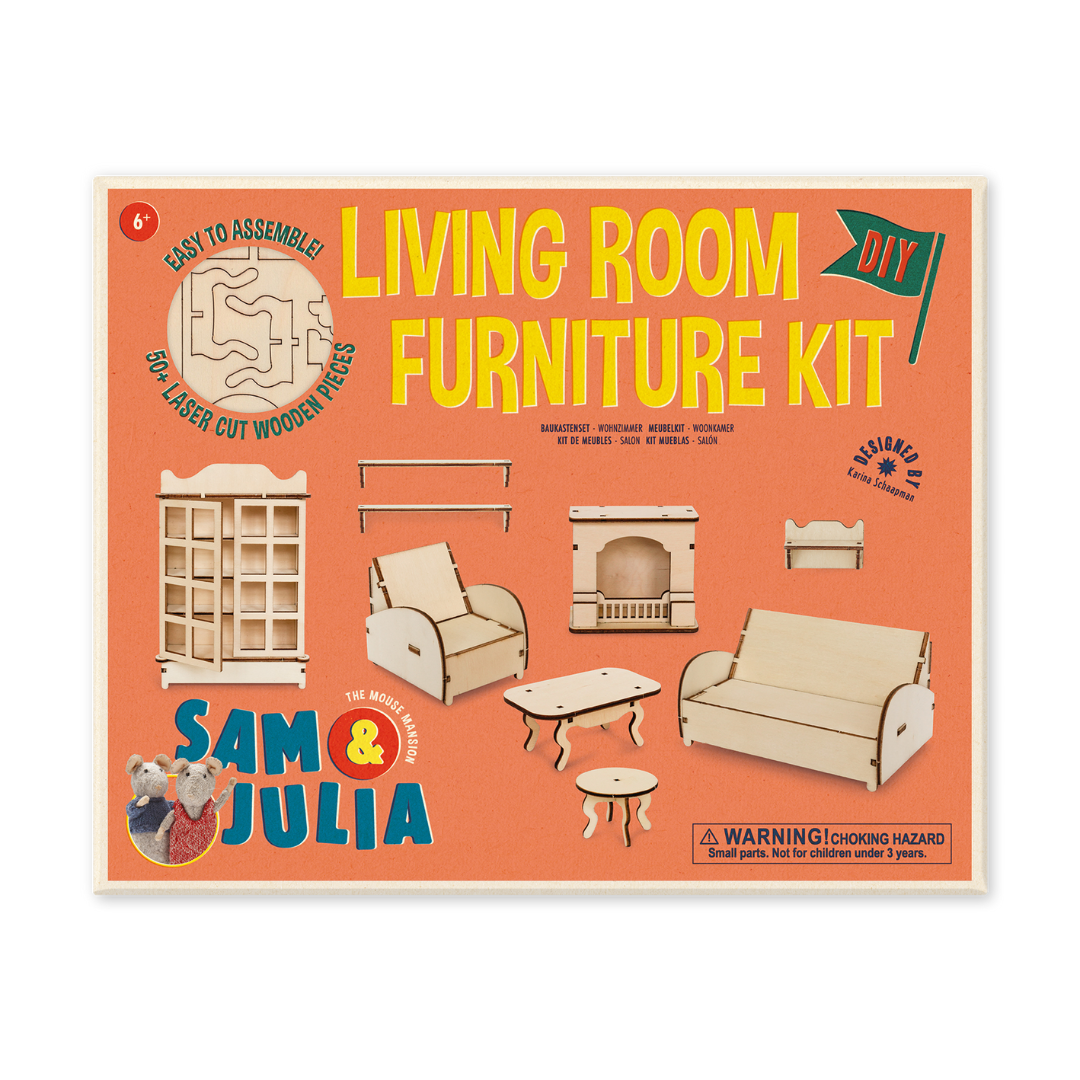 Mouse Mansion Furniture Kit - Living Room Sam & Julia UK Stockist