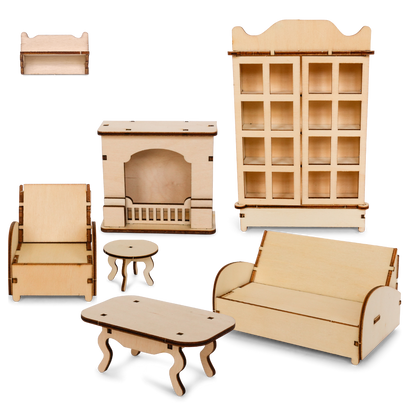Mouse Mansion Furniture Kit - Living Room Sam & Julia UK Stockist