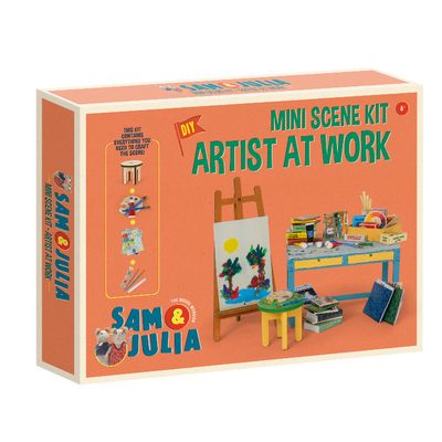 Mouse Mansion Mini Scene Kit – Artist At Work Sam & Julia at Bibelot Leek UK Stockist