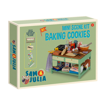 Mouse Mansion Mini Scene Kit – Baking Cookies Sam & Julia at Bibelot Leek UK Stockist