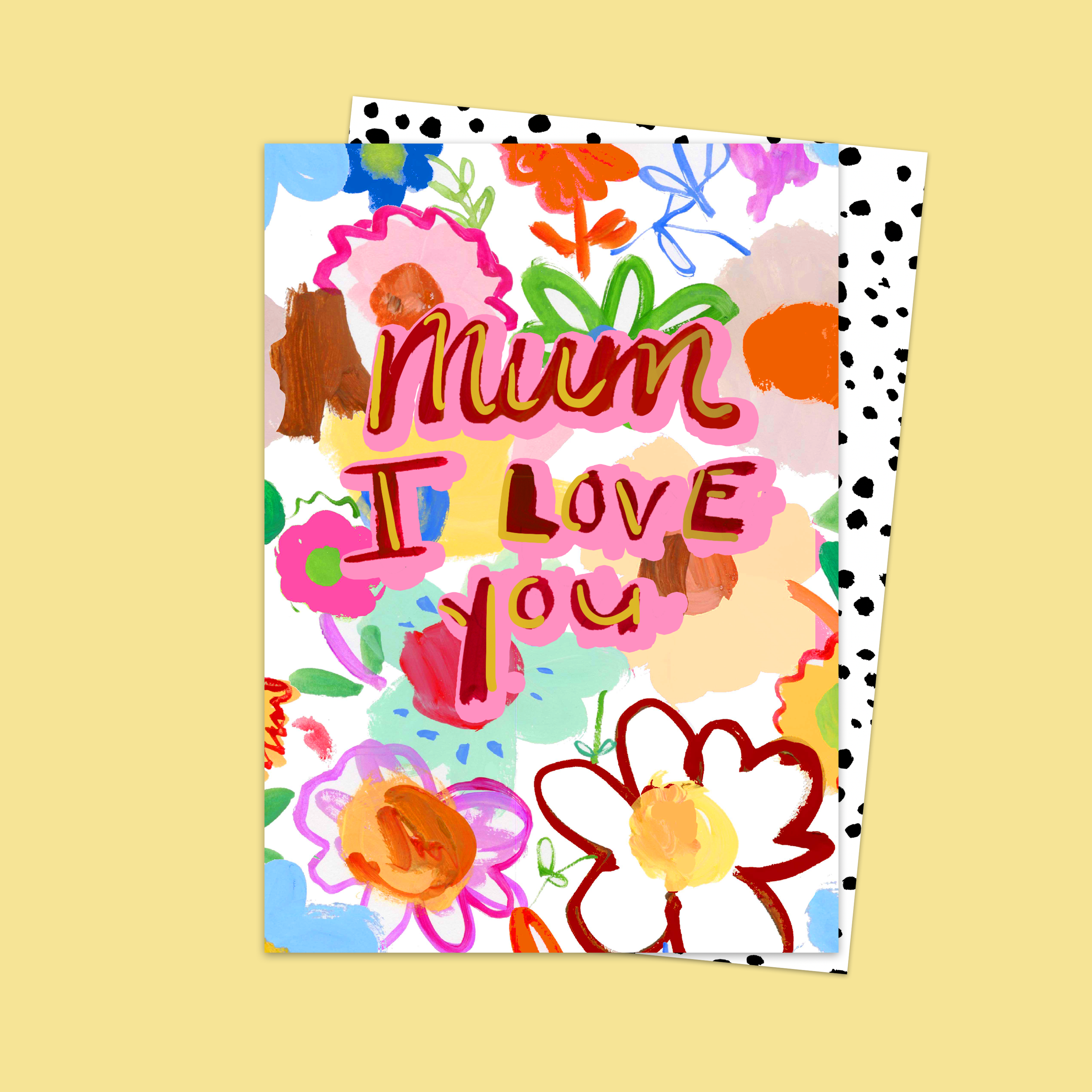 Eleanor Bowmer Mum I Love You Floral Card at Bibelot Leek
