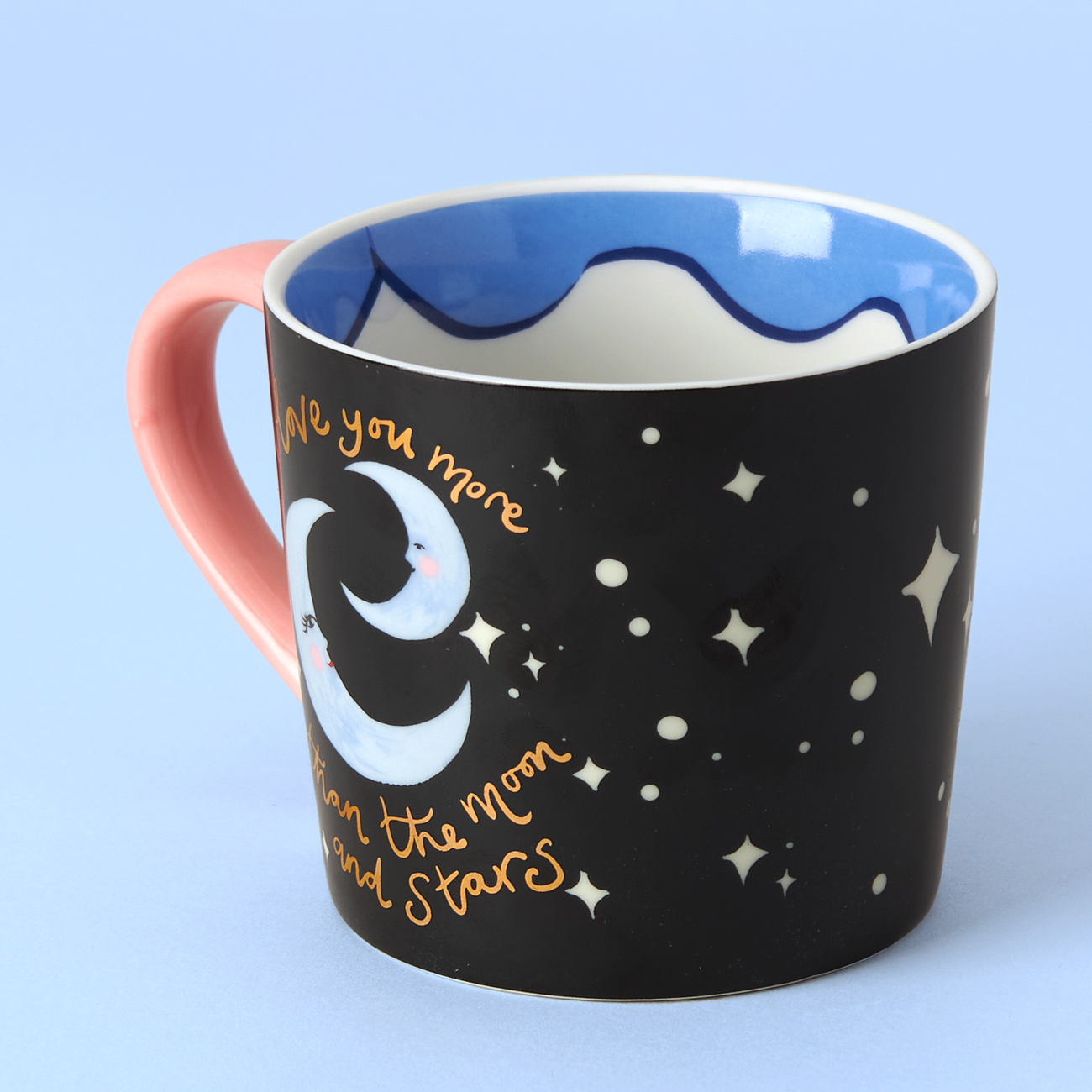 Eleanor Bowmer - I Love You More Than the Moon and Stars Mug Bibelot Leek UK Stockist