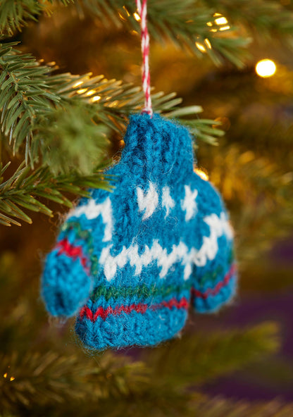 Namaste Fair Trade Fair Isle Wool Jumper Decoration