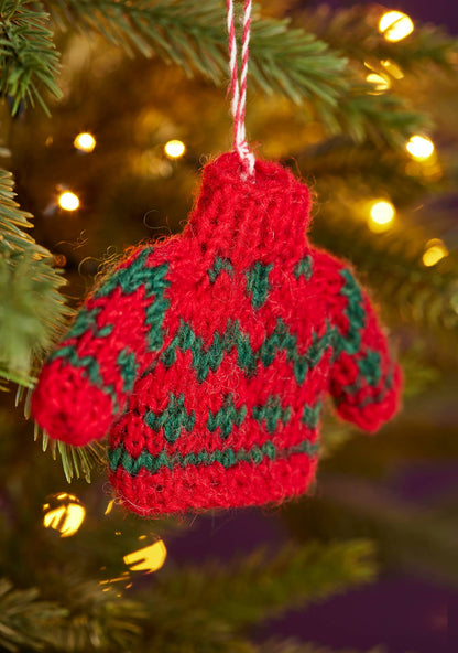 Namaste Fair Trade Fair Isle Wool Jumper Decoration
