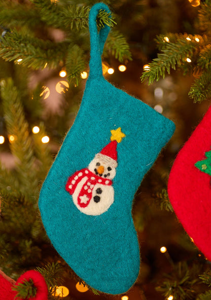 Namaste Fair Trade Felt Character Mini Stockings