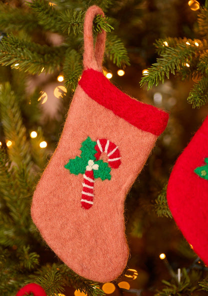 Namaste Fair Trade Felt Character Mini Stockings