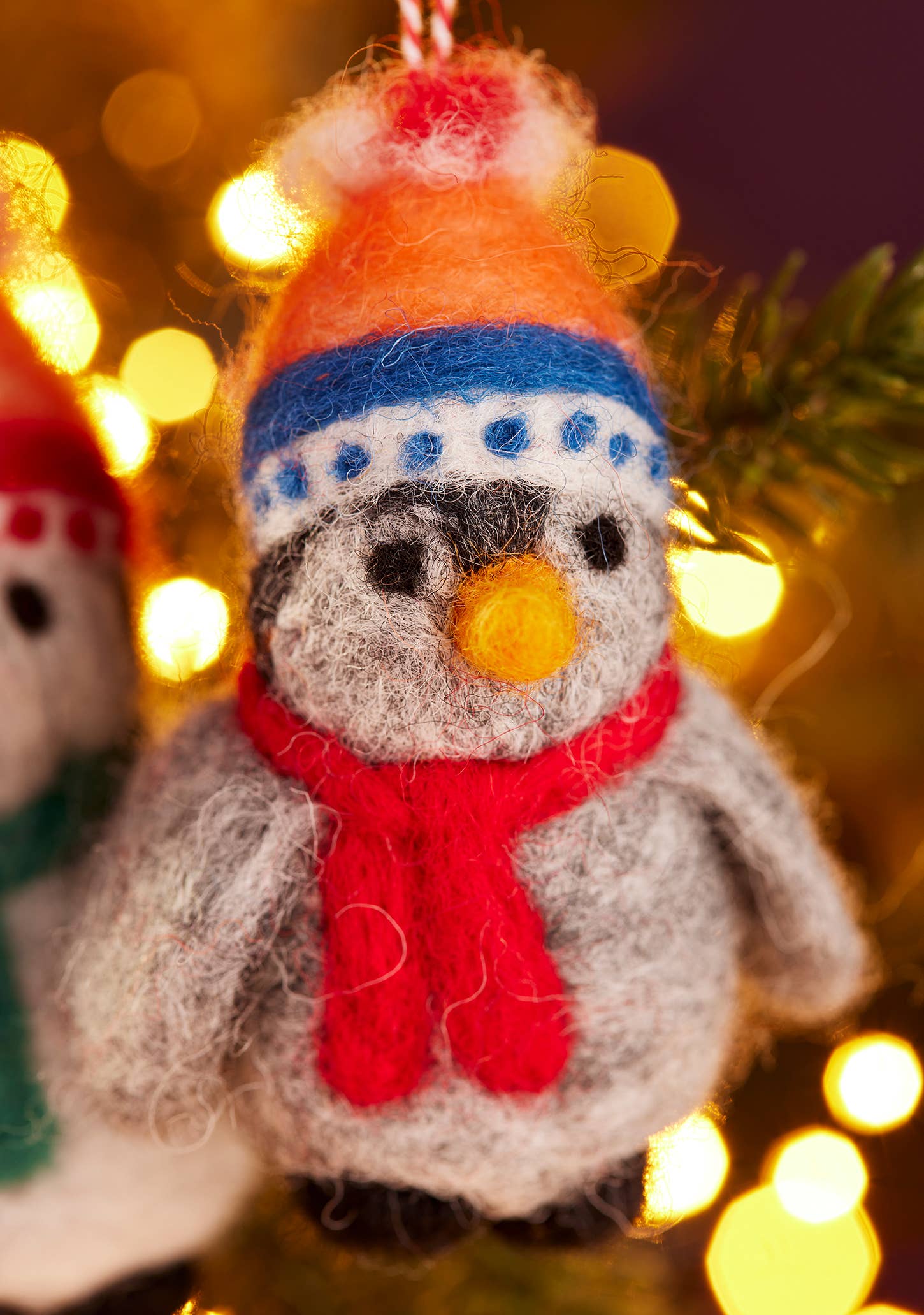 Namaste Fair Trade Felt Penguin In Beanie Hat