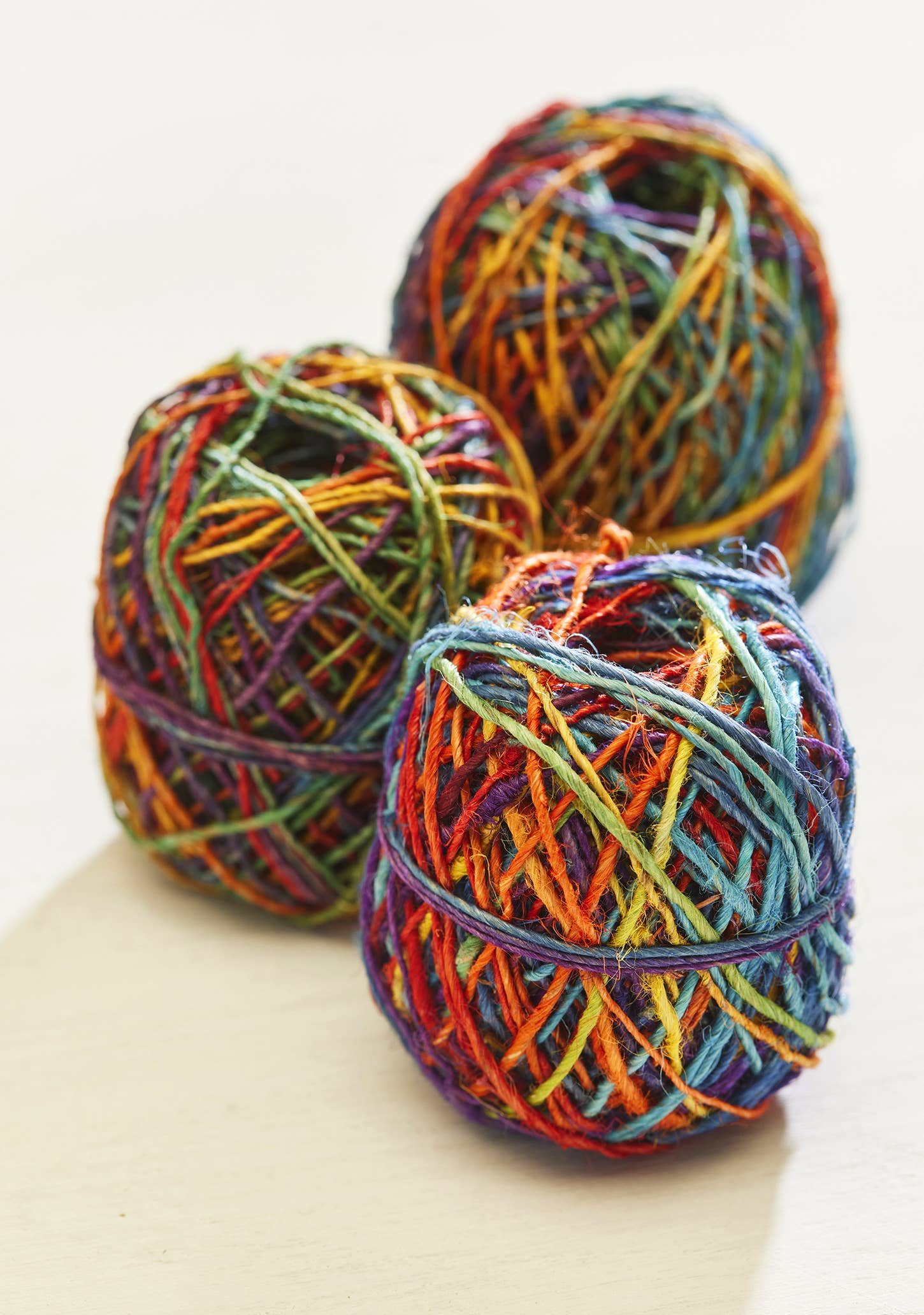 Namaste Fair Trade Rainbow Hemp Twine Yarn 20g