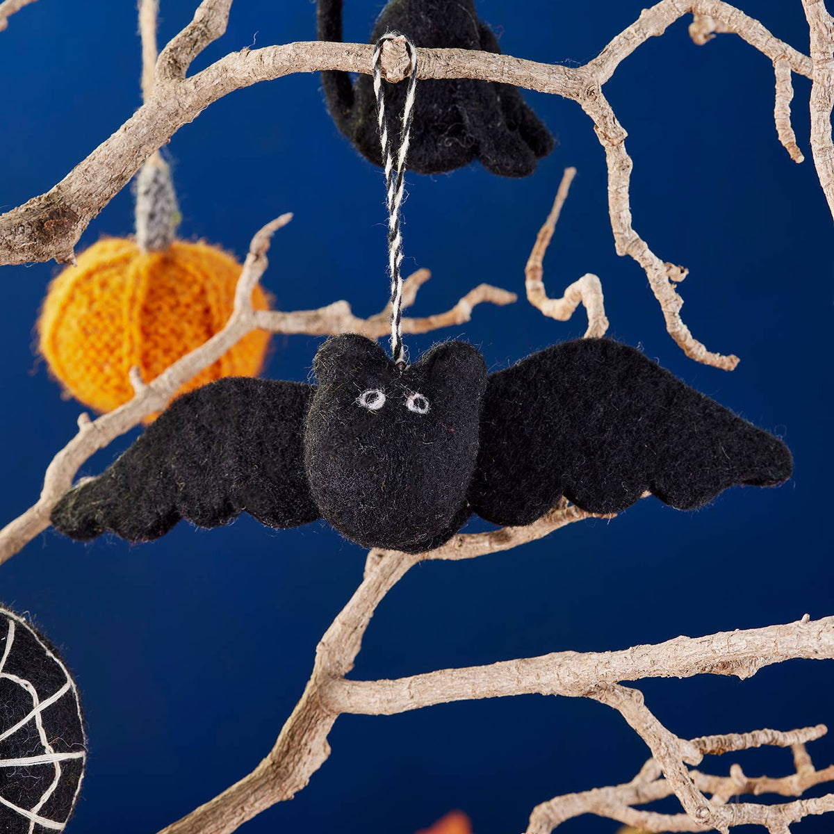 Namaste Felt Halloween Bat Decoration at Bibelot Leek UK Stockist