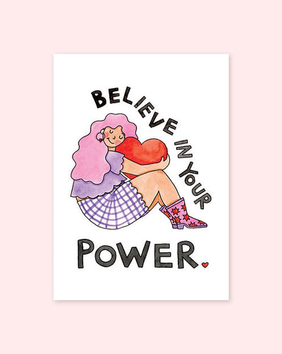 Nova & Me Believe in Your Power A5 Print at Bibelot Leek UK Stockist