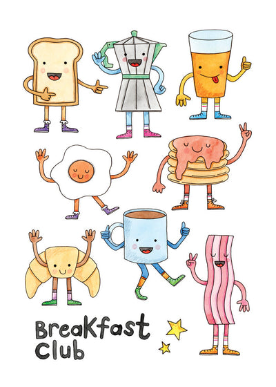 Nova & Me Breakfast Club A4 Print