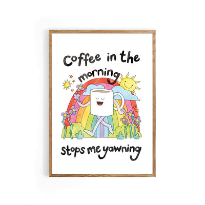 Nova & Me Coffee in the Morning A4 Print