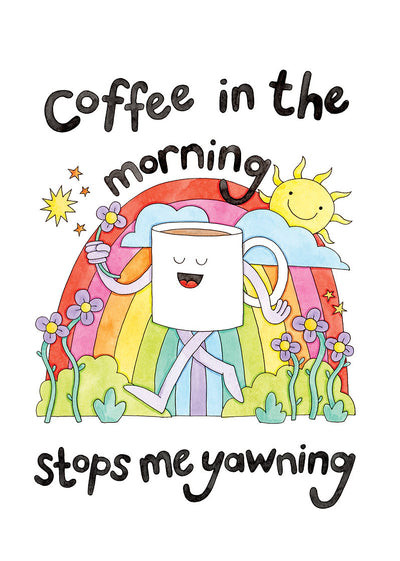 Nova & Me Coffee in the Morning A4 Print