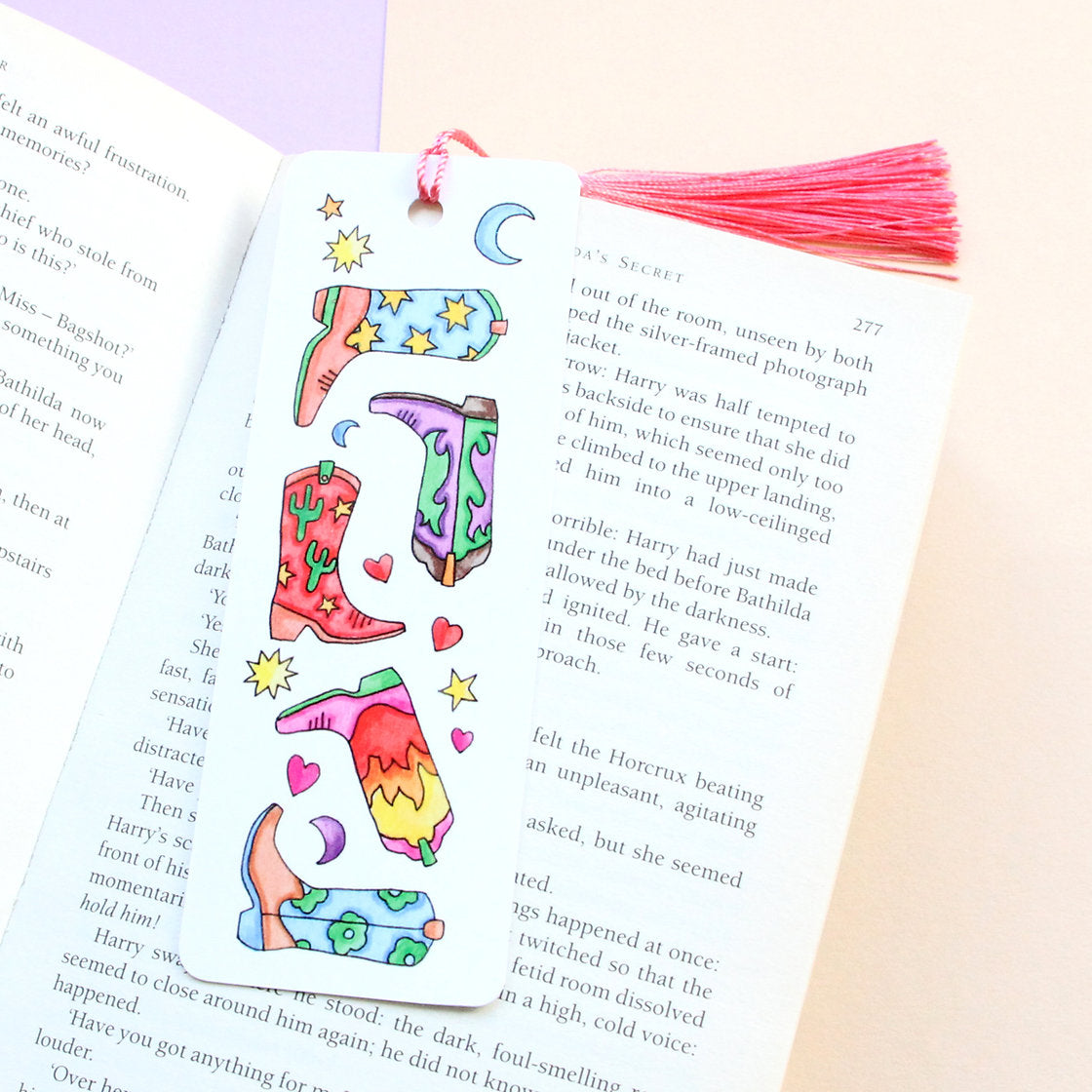 Nova & Me Cowboy Boots Bookmark
