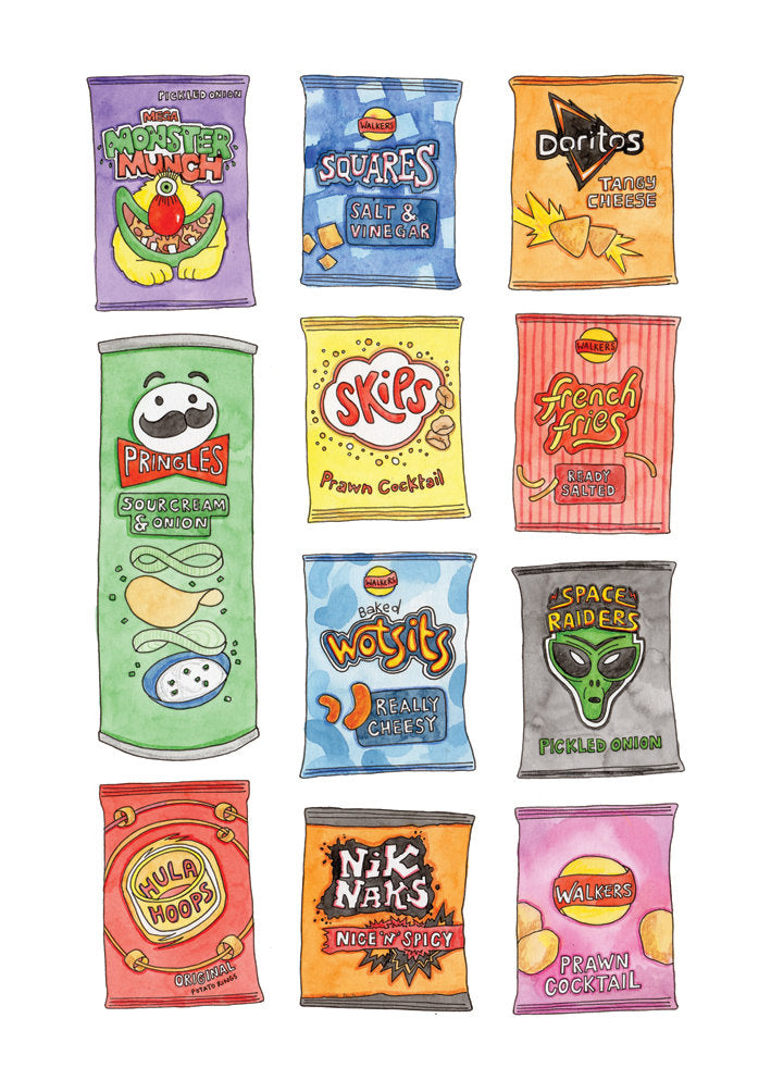 Nova & Me Crisps A4 Print