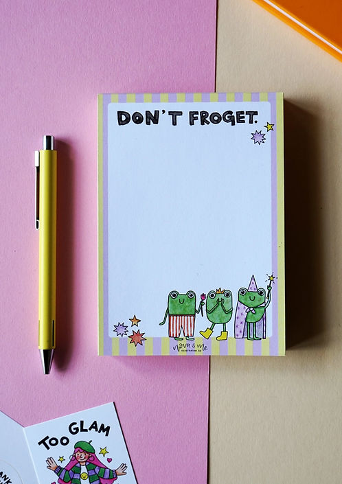 Nova & Me Don't Froget A6 Notepad - 100 Pages at Bibelot UK Stockist