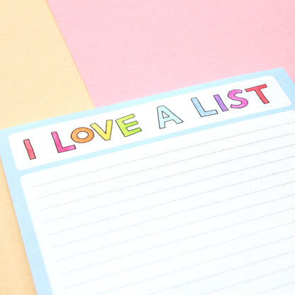 Nova & Me I Love a List Notepad