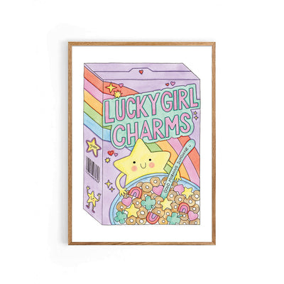 Nova & Me Lucky Girl Charms A4 Print