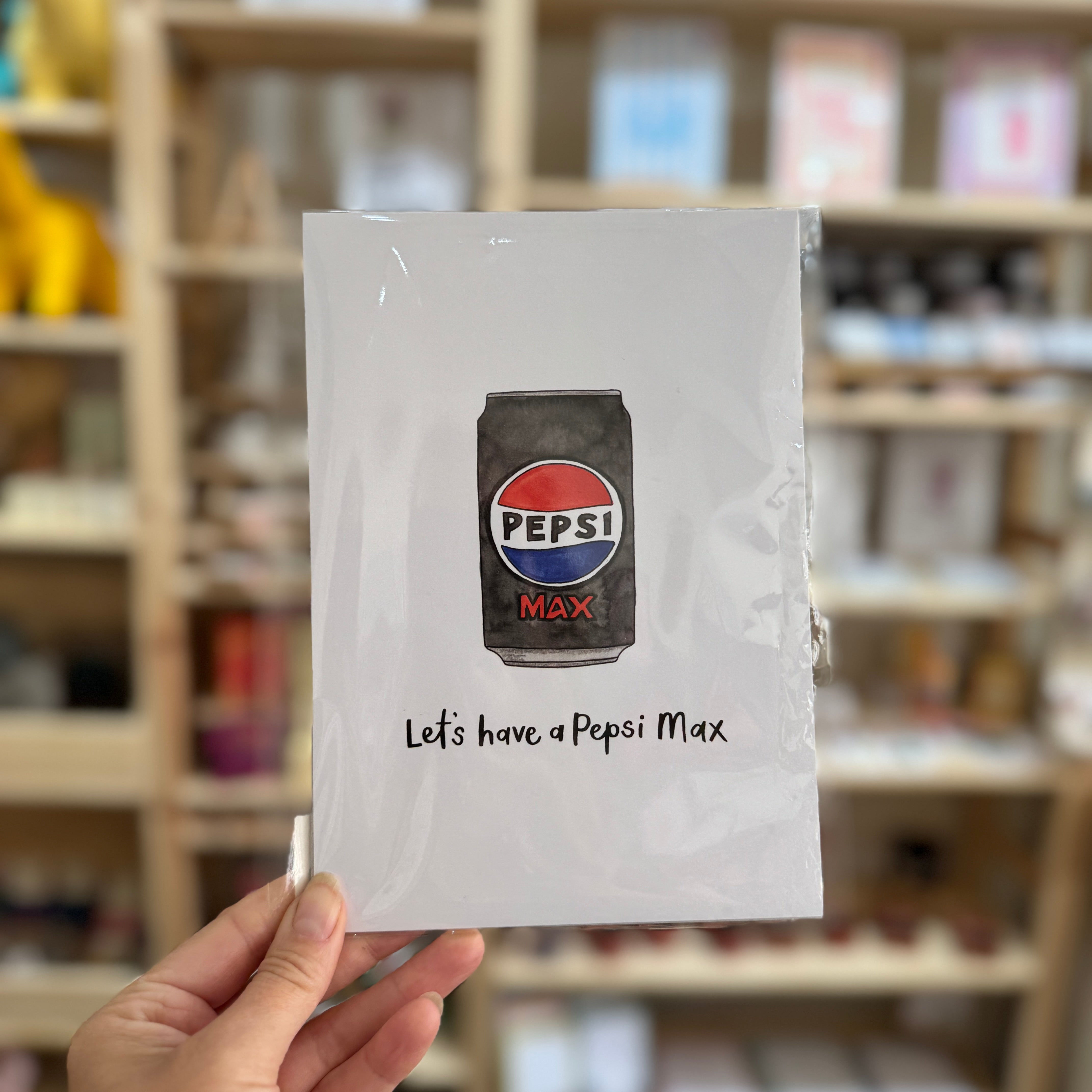 Nova & Me Pepsi Max A5 Print at Bibelot Leek UK Stockist