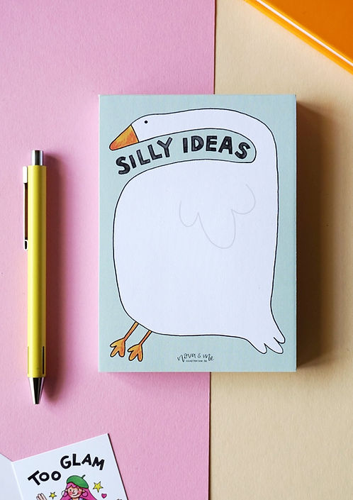 Nova & Me Silly Goose A6 Notepad - 100 Pages at Bibelot Leek UK Stockist
