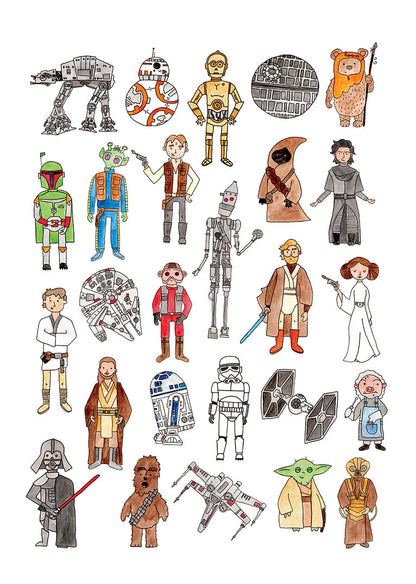 Nova & Me Star Wars Print