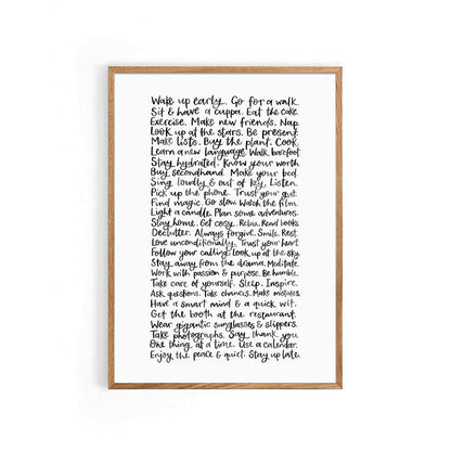 Nova & Me Wake Up Early Print
