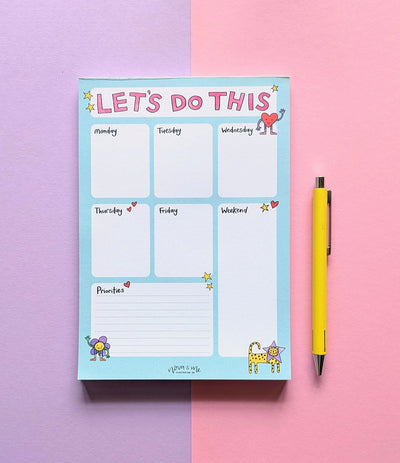 Nova & Me Weekly Planner A5 Magnetic Notepad
