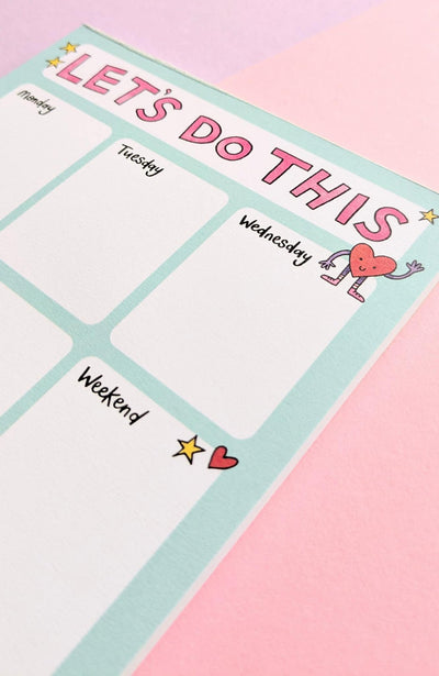 Nova & Me Weekly Planner A5 Magnetic Notepad