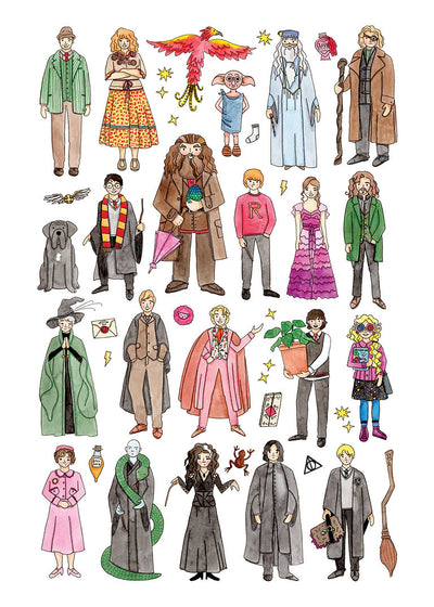 Nova & Me Wizarding A4 Print