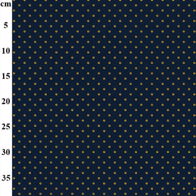 Rose and Hubble Christmas Gold Dot on Red Cotton Fabric at Bibelot Leek