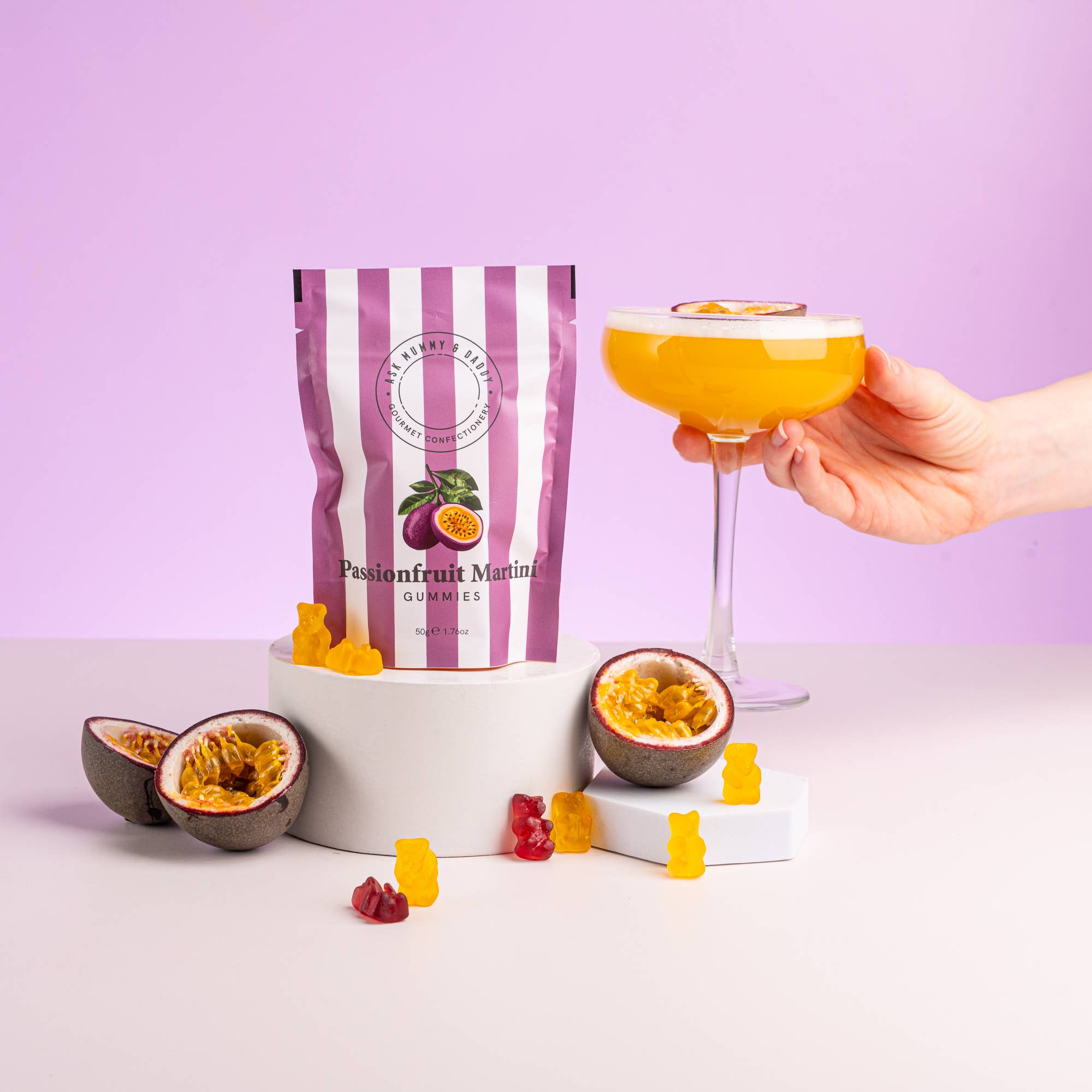 Passionfruit Martini Gummies
