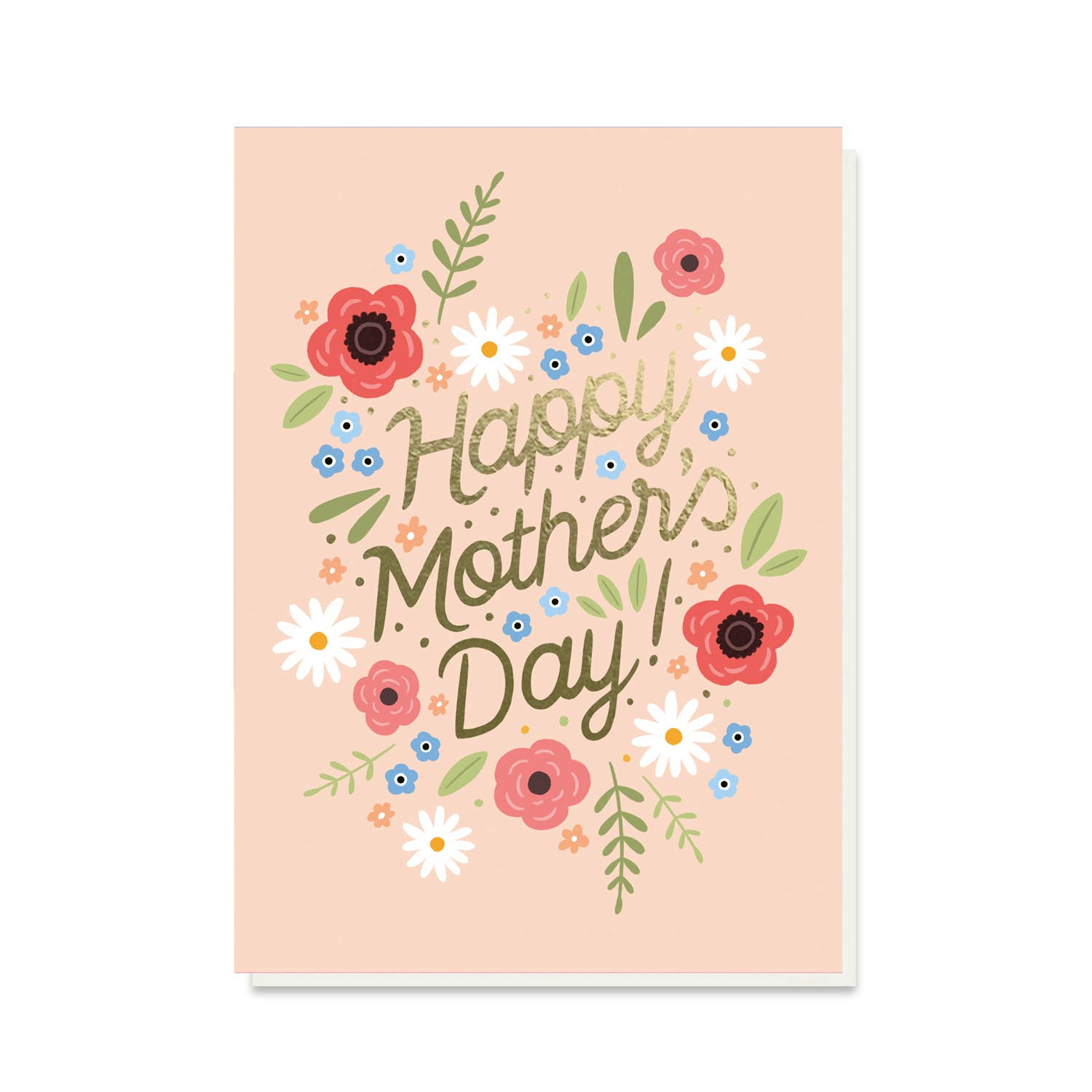 Stormy Knight Peach Floral Mother's Day Card at Bibelot Leek