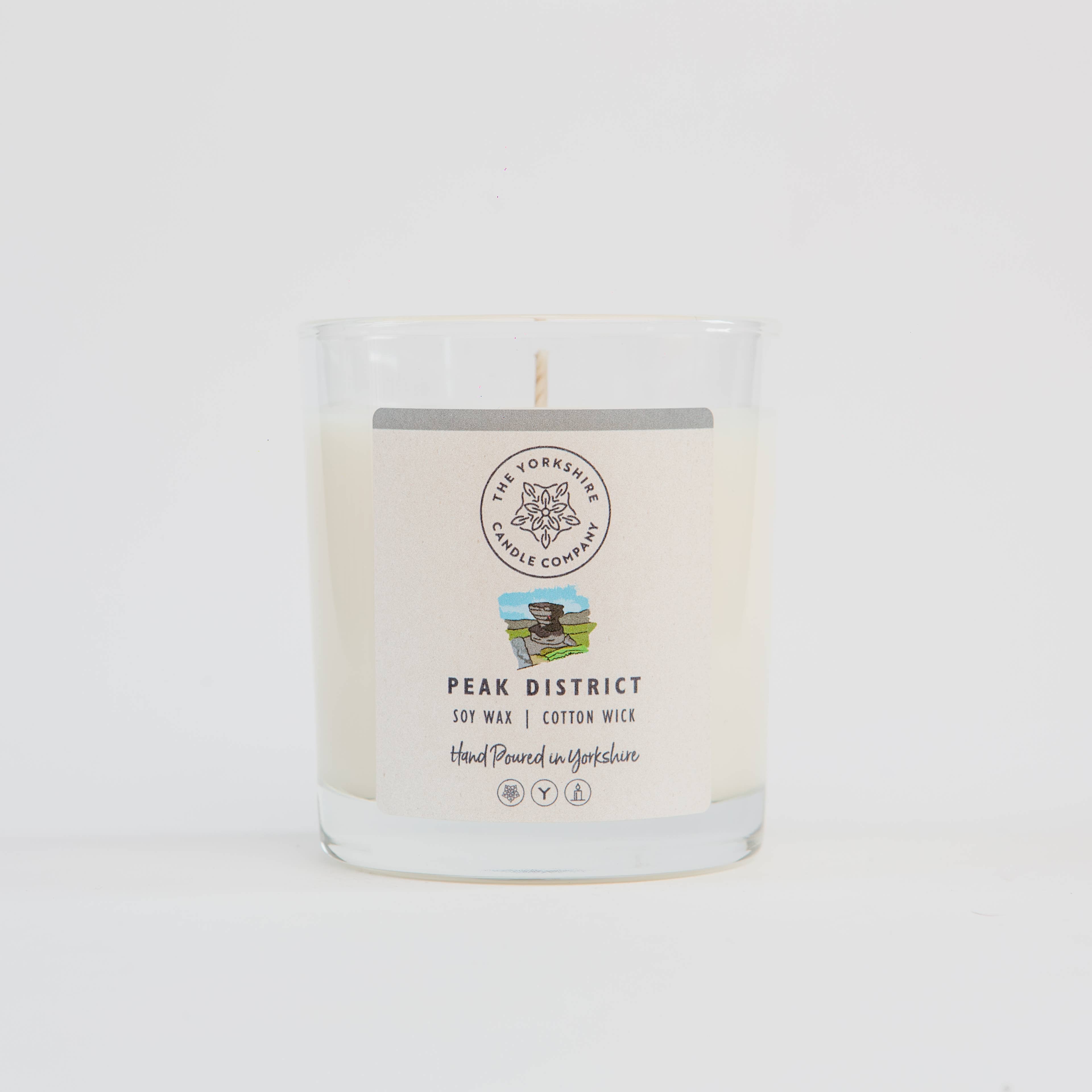 The Yorkshire Candle Company Peak District Glass Tumbler Scented Candle