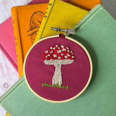 The Crafty Kit Toadstools Stick & Stitch Embroidery at Bibelot Leek