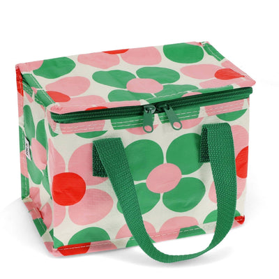 Pink and Green Daisy Insulated Lunch Bag at Bibelot Leek UK Stockist